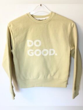 Cotopaxi Do Good Crewneck Sweatshirt - Yellow - XS